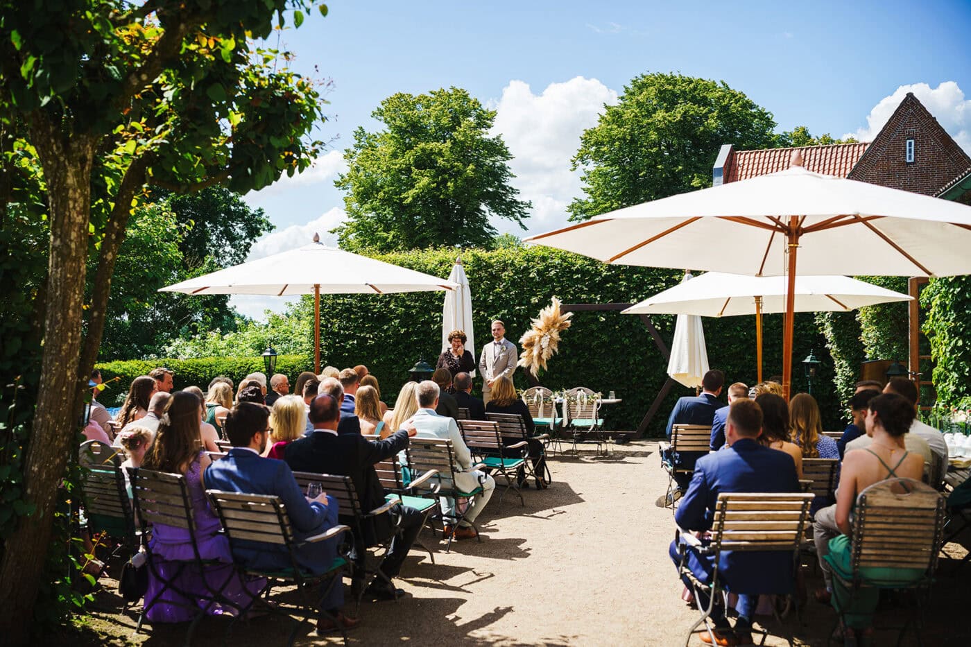 Hochzeit Antik-Hof Bissee Trauung