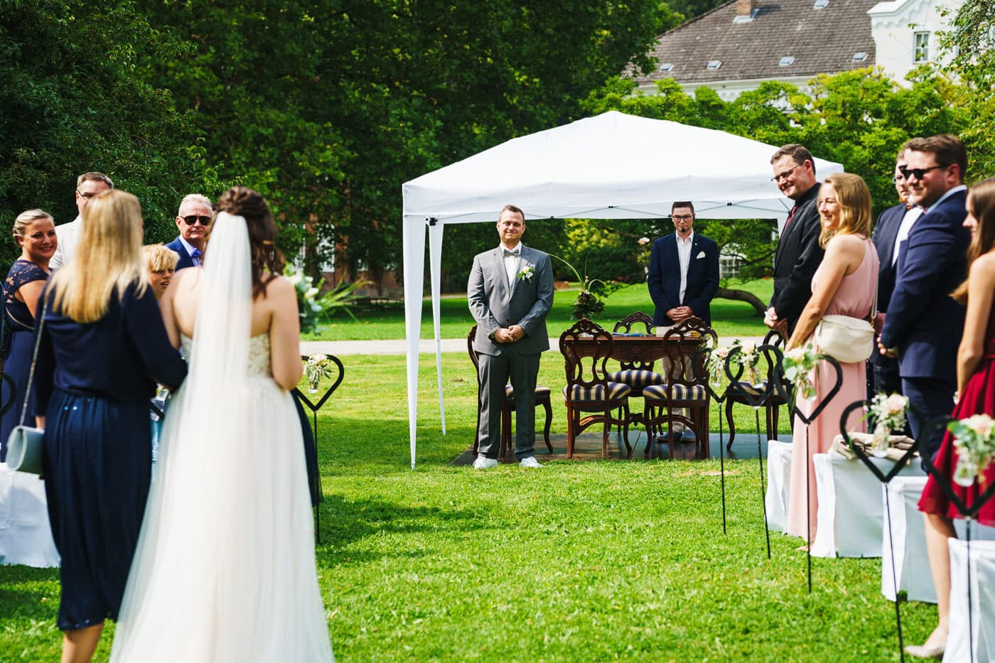 Hochzeit Gut Bossee Einzug Standesamt