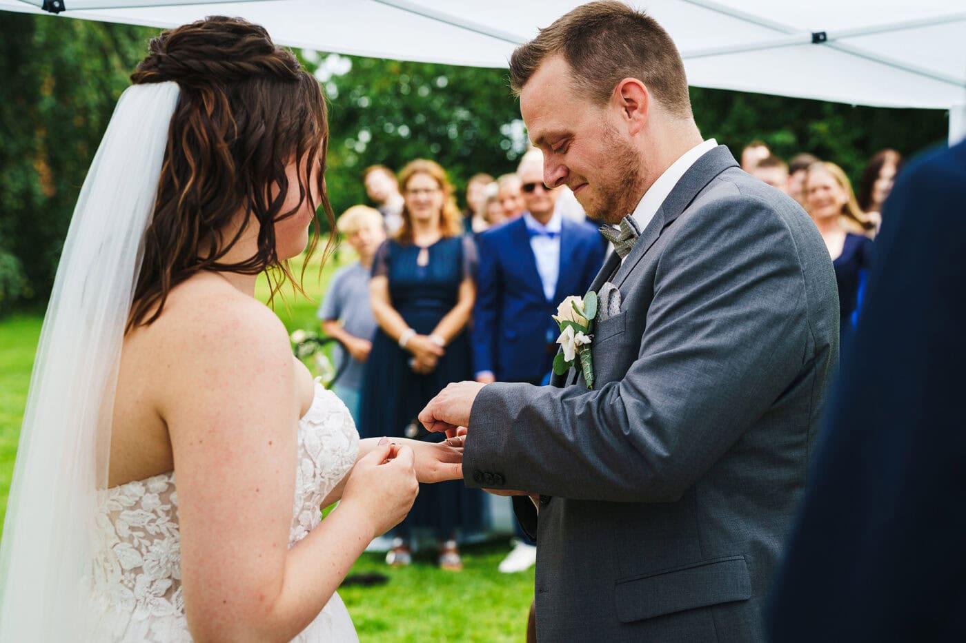 Hochzeit Gut Bossee Ringtausch