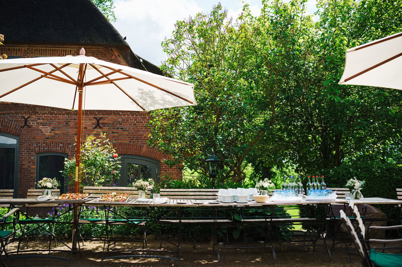 Hochzeit Antik-Hof Bissee Garten