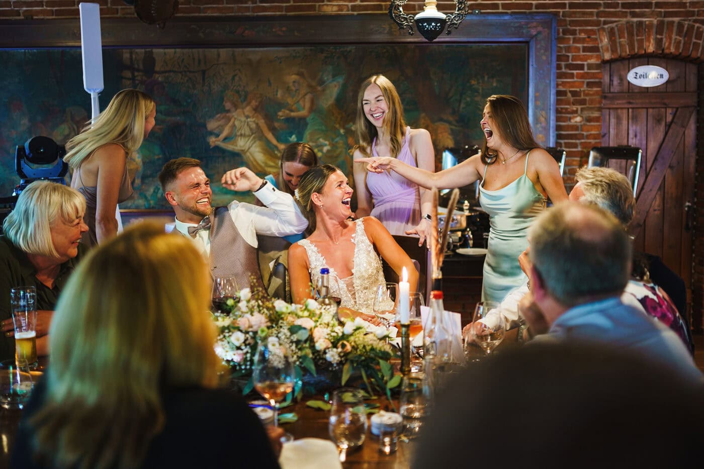 Hochzeit Antik-Hof Bissee Lachen Emotion