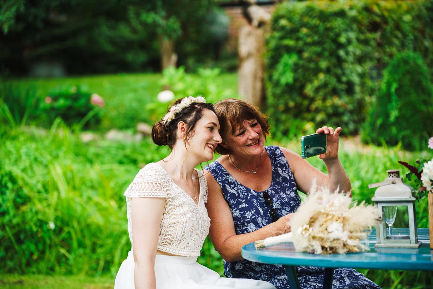 Hochzeit De Borgschüün Selfie