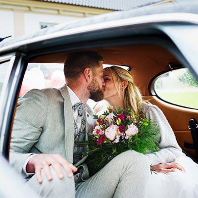 Hochzeit Kuss Brautpaarfotos mobil